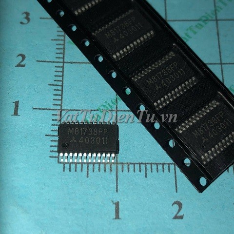 M81738FP SOP24 IC DRIVER, 1200V HIGH VOLTAGE HALF BRIDGE DRIVER; Mã: M81738FP; Kiểu chân: dán SOP-24; Thương hiệu: Mitsubishi