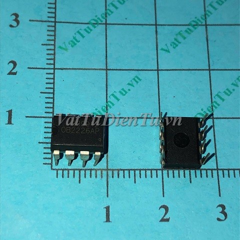 OB2226AP 0B2226AP DIP8 IC Nguồn Switching; Mã: OB2226AP; Kiểu chân: cắm 8 chân DIP-8; Xuất xứ: Hàng mới