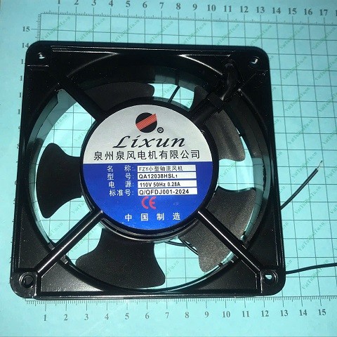 QA12038HSL1 Quạt tản nhiệt 110V 0.28A 120x120x38mm LIXUM 2 dây; Mã: QA12038HSL1; Thương hiệu: LIXUM; Xuất xứ: Hàng mới