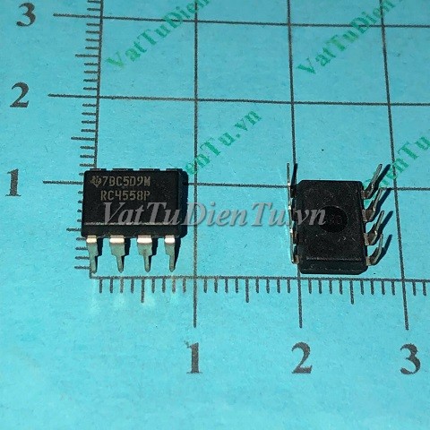 RC4558P DIP8 IC nguồn; Mã: RC4558P; Kiểu chân: cắm 8 chân DIP-8