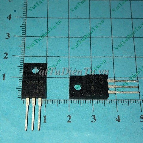 RJP63K2 TO220F N IGBT 35A 630V; Mã: RJP63K2; Kiểu chân: cắm TO-220F; Thương hiệu: Renesas; Dùng cho: Vật tư Màn hình