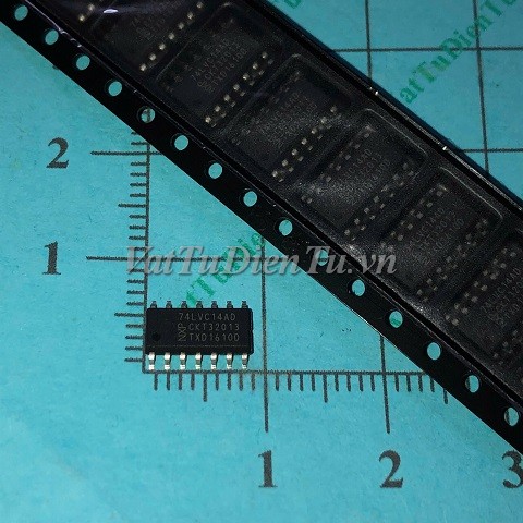 SN74LVC14AD 74LVC14AD 7414 74LVC14 SOP14 3.9MM IC số 3.3V; Mã: SN74LVC14AD; Kiểu chân: dán SOP-14 3.9mm