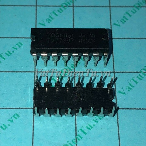 TA7739P DIP16 Motor Driver IC Dual Full-Bridge (HTM); Mã: TA7739P; Kiểu chân: cắm DIP-16; Xuất xứ: Hàng tháo máy