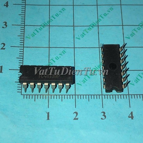 TC4013BP TC4013BAP TC4013 DIP14 IC số, Dual D-Type Flip-Flop; Mã: TC4013BP; Kiểu chân: 14 chân cắm DIP-14