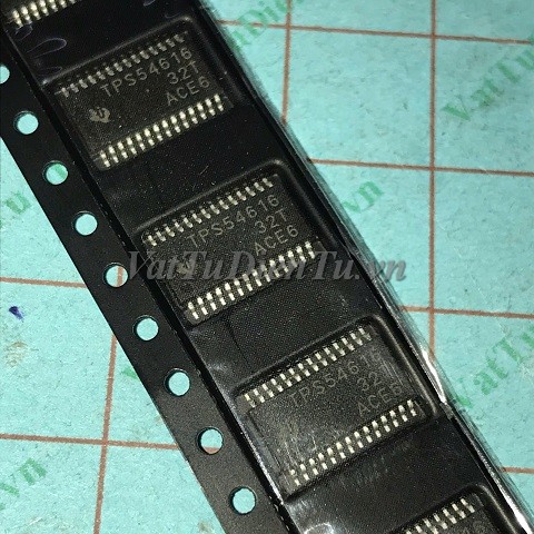 TPS54616PWPR TPS54616 HTSSOP28 IC Nguồn, 3V to 6V Input, 6A Synchronous Step-Down SWIFT Converter with 3.3V Output; Mã: TPS54616PWPR; Kiểu chân: HTSSOP28 dán; Xuất xử: Hàng mới