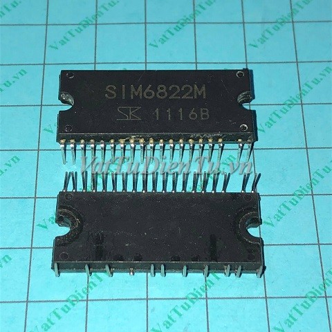 SIM6822M DIP IC Driver; Mã: SIM6822M; Kiểu chân: 30 chân cắm DIP-30; Xuất xứ: Hàng mới; Thương hiệu: SanKen