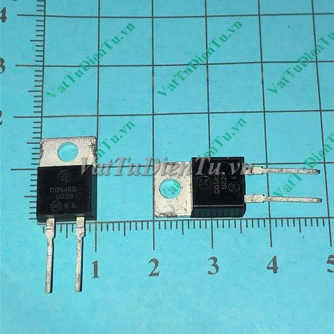 U820 MUR820 TO220 DIODE Ultra Fast Rectifier 8A 200V; Mã: U820; Xuất xứ: Hàng mới