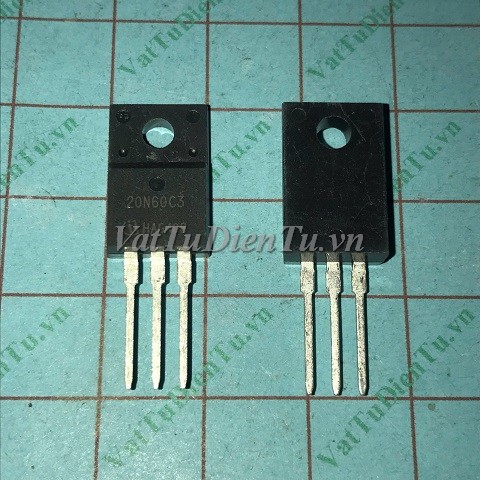 SPA20N60C3 20N60C3 TO220F N MOSFET 20.7A 650V; Mã: 20N60C3; Kiểu chân: cắm 3 chân TO-220F; Thương hiệu: Infineon; Xuất xứ: Hàng mới