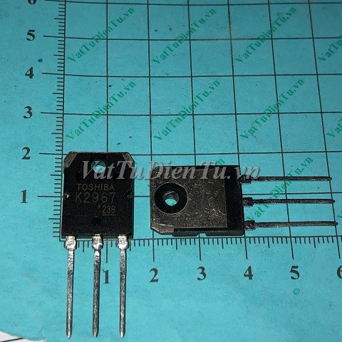 2SK2967 K2967 TO3P N Mosfet 30A 250V (HTM); Mã: K2967; Kiểu chân: cắm TO-3P; Xuất xứ: Hàng tháo máy