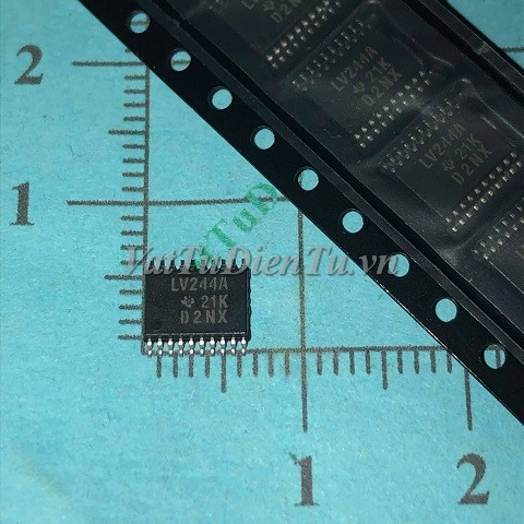 SN74LV244APWR LV244A TSSOP20 IC Số; Mã: LV244A; Kiểu chân: dán 20 chân TSSOP-20; Xuất xứ: Hàng mới; Thương hiệu: TI