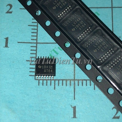 LV74A 74LV74A TSSOP14 IC Số; Mã: LV74A; Kiểu chân: dán 14 chân TSSOP-14; Xuất xứ: Hàng mới; Thương hiệu: TI