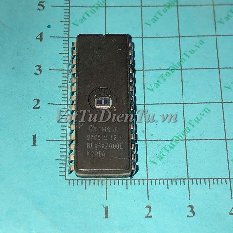 M27C512-12 DIP28 IC Vi điều khiển (HTM); Mã: M27C512-12; Kiểu chân: cắm DIP-28; Xuất xứ: Hàng tháo máy