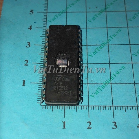 M27C512-15XF1 DIP28 IC Vi điều khiển (HTM); Mã: M27C512-15XF1; Kiểu chân: cắm DIP-28; Xuất xứ: Hàng tháo máy