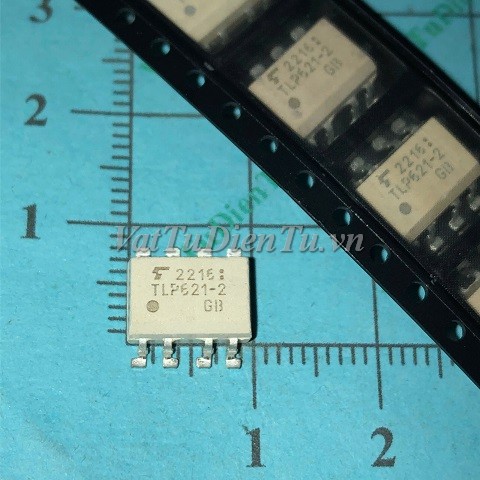 TLP621-2GB TLP621-2 SOP8 Photo-Transistor optocouplers; Mã: TLP621-2GB; Kiểu chân: 8 chân dán SOP-8