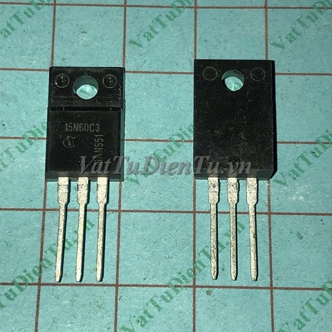 15N60C3 SPA15N60C3 TO220F N Mosfet 15A 650V; Mã: 15N60C3; Kiểu chân: cắm 3 chân TO-220F; Xuất xứ: Hàng mới; Thương hiệu: Mouser