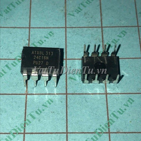 AT24C16AN AT24C16N AT24C16 AT24C16A DIP8 IC Nhớ EEPROM; Mã: 24C16N; Kiểu chân: 8 chân cắm DIP-8; Xuất xứ: Hàng chính hãng