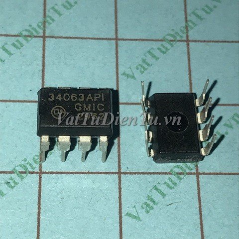 MC34063 MC34063API 34063API DIP8 IC Nguồn; Mã: 34063API; Kiểu chân: 8 chân cắm DIP-8; Xuất xứ: Hàng mới