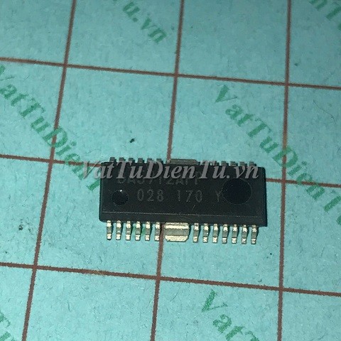 BA5912AFP HSSOP28 IC Driver, 2-channel BTL driver for CD players; Mã: BA5912AFP; Kiêu chân: dán 28 chân HSSOP-28; Xuất xứ: Hàng mới