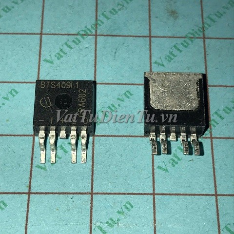 BTS409L1 TO263 IC Nguồn POWER LOAD SW, HIGH SIDE 43V; Mã: BTS409L1; Kiểu chân: 5 chân dán TO-263; Xuất xứ: Hàng mới; Thương hiệu: Infineon