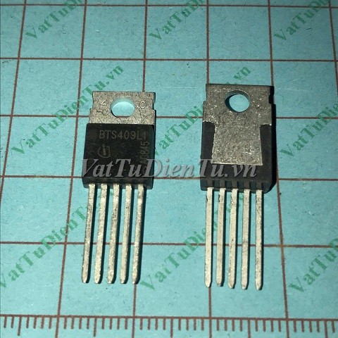 BTS409L1 TO220 IC Nguồn POWER LOAD SW, HIGH SIDE 43V; Mã: BTS409L1; Kiểu chân: 5 chân cắm TO-220; Xuất xứ: Hàng mới; Thương hiệu: Infineon