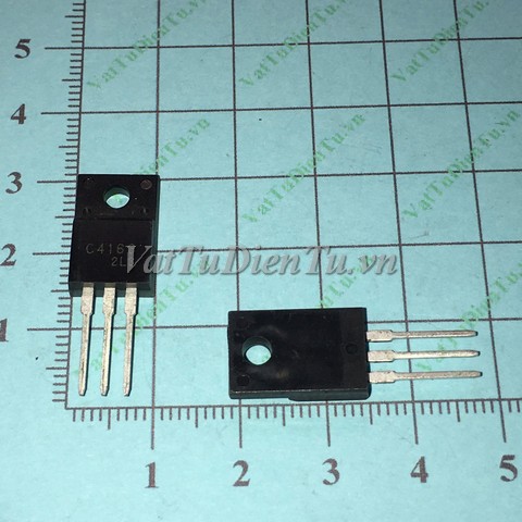 2SC4163 C4163 TO220F NPN Transistor 12A 400V; Mã: C4163; Kiểu chân: 3 chân cắm TO-220F; Xuất xứ: Hàng mới