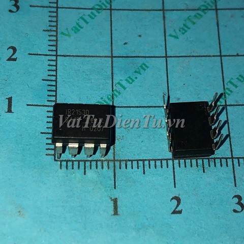 IR2153D DIP8 IC Driver; Mã: IR2153D; Kiểu chân: 8 chân cắm DIP-8; Xuất xứ: Hàng mới; Thương hiệu: IR