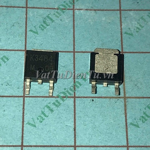 K3484 2SK3484 TO252 N MOSFET 16A 100V Mã: K3484 Kiểu chân: cắm TO-252 Xuất xứ: Hàng mới Hãng sx: NEC