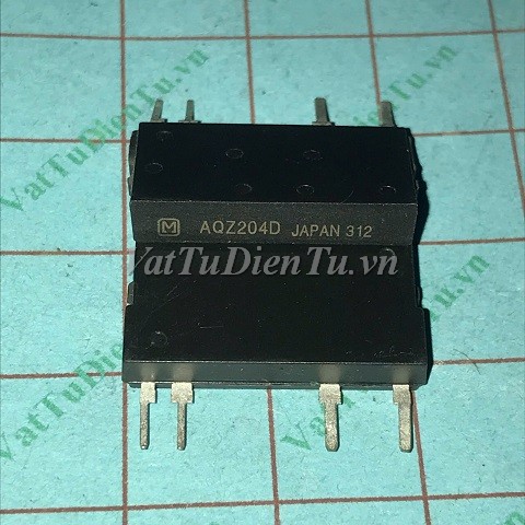 AQZ204D AQZ204 ZIP4 SSR Relay, Solid State Relay; Mã: AQZ204D; Kiểu chân: cắm ZIP-4; Xuất xứ: Hàng mới