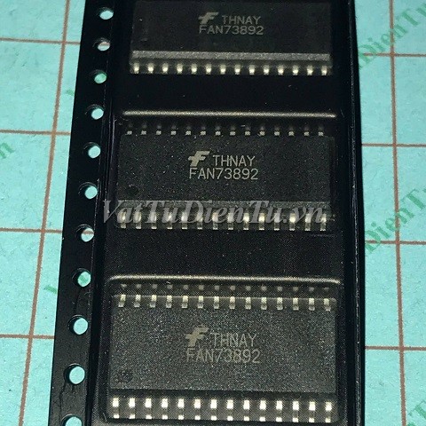 FAN73892 FAN73892MX SOP28 IC DRIVER 3-Phase Half-Bridge Gate-Drive Chính hãng; Mã: FAN73892; Kiểu chân: dán 28 chân SOP-28; Thương hiệu: FAIRCHILD; Xuất xứ: Chính hãng