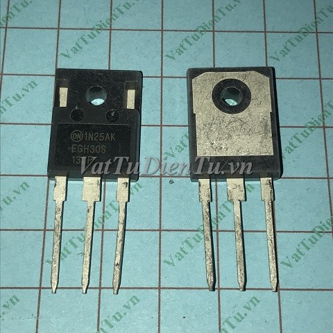 FGH30S130P TO247 IGBT 30A 1300V; Mã: FGH30S130P; Kiểu chân: cắm TO-247; Thương hiệu: Failchild; Xuất xứ: chính hãng