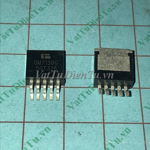 GM7130-5.0 GM7130 TO263 IC Nguồn; Mã: GM7130-50; Kiểu chân: dán 5 chân TO-263-5; Xuất xứ: Hàng mới; Thương hiệu: Fuji