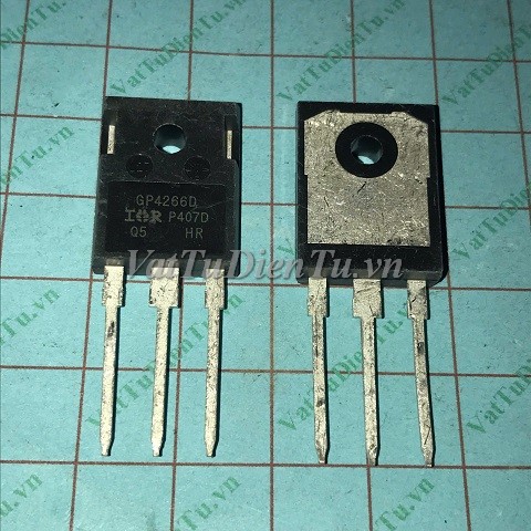 IRGP4266D GP4266D TO247 IGBT 140A 650V (TM); Mã: GP4266D; Kiểu chân: 3 chân cắm TO-247; Xuất xứ: Hàng tháo máy; Thương hiệu: IR