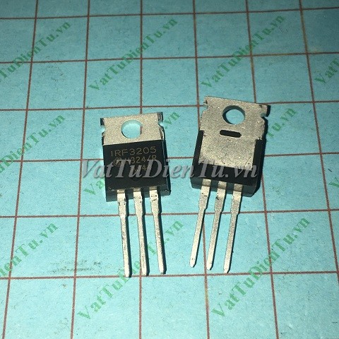 IRF3205PBF IRF3205 TO220 N MOSFET 110A 55V (NK); Mã: IRF3205PBF; Kiểu chân: cắm 3 chân TO-220; Xuất xứ: Hàng chính hãng; Hãng sx: IR