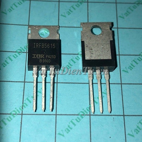 IRFB5615PBF IRFB5615 TO220 N MOSFET 90A 150V; Mã: IRFB5615; Kiểu chân: cắm TO-220