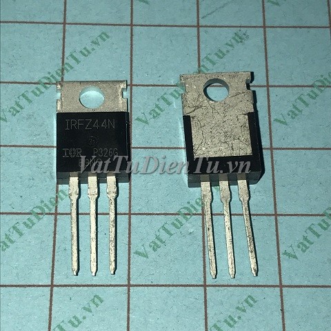 IRFZ44NPBF IRFZ44N TO220 N MOSFET 49A 55V; Mã: IRFZ44N; Kiểu chân: 3 chân cắm TO-220; Xuất xứ: Hàng mới; Thương hiệu: IR