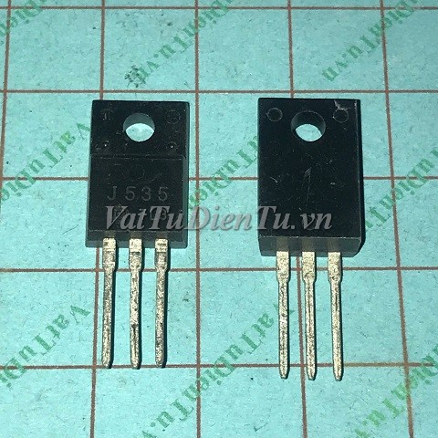 J535 2SJ535 TO220F P Mosfet 30A 60V; Mã: J535; Kiểu chân: cắm 3 chân TO-220F; Xuất xứ: Hàng mới; Thương hiệu: Hitachi