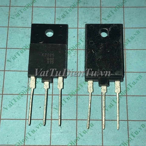 K2225 2SK2225 TO3PF N Mosfet 2A 1500V; Mã: K2225; Kiểu chân: 3 chân cắm TO-3PF; Xuất xứ: Hàng mới