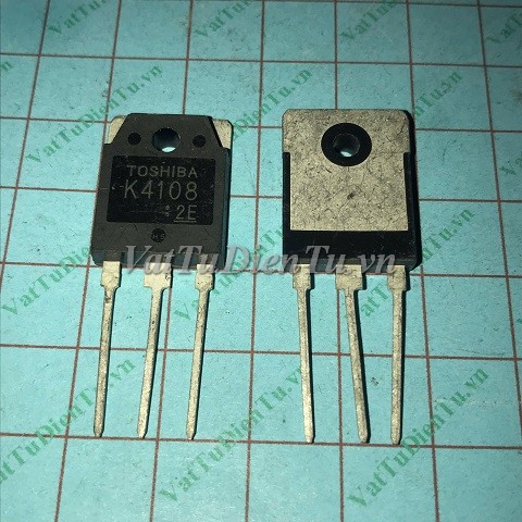 2SK4108 K4108 TO3P N Mosfet 20A 500V; Mã: K4108; Kiểu chân: cắm TO-3P; Xuất xứ: Hàng mới