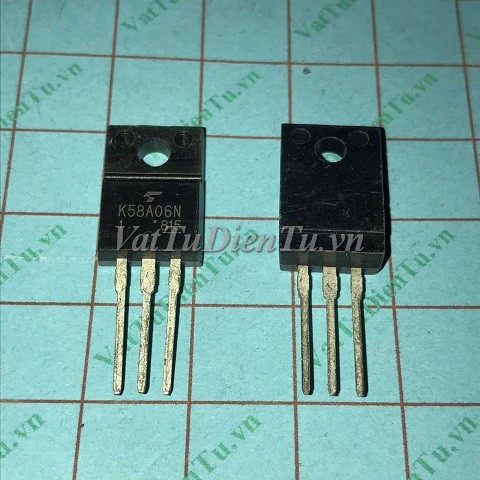 K58A06N1 TK58A06N1 TO220F N Mosfet 58A 60V; Mã: K58A06N1; Kiểu chân: cắm 3 chân TO-220F; Xuất xứ: Hàng mới; Thương hiệu: Fairchild