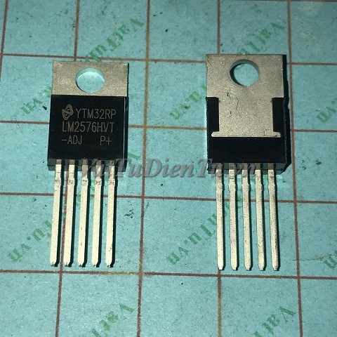 LM2576HVT-ADJ TO220 IC Nguồn Switching ADJ; Mã: LM2576HVT-ADJ; Kiểu chân: 5 chân cắm TO-220; Hãng SX: National; Xuất xứ: Hàng mới