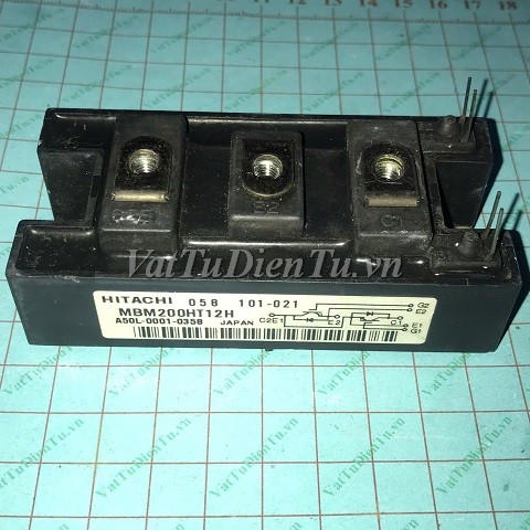 MBM200HT12 Module IGBT 20A 1200V Hitachi (HTM); Mã: MBM200HT12; Xuất xứ: Hàng tháo máy