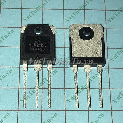 MJW21193 TO247 PNP Transistor 16A 250V; Mã: MJW21193; Kiểu chân: cắm 3 chân TO-247; Xuất xứ: Hàng mới; Cặp: MJW21193 MJW21194; Thương hiệu: ON