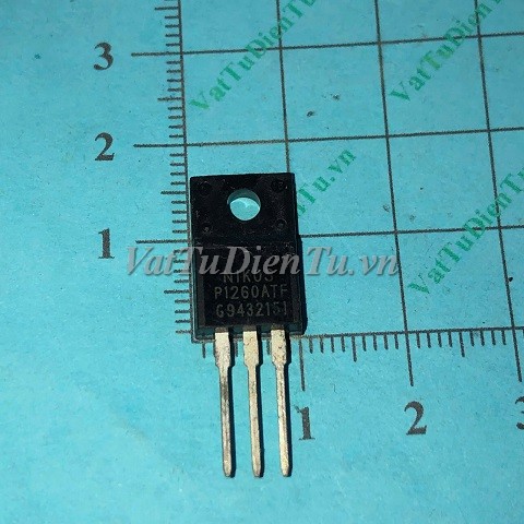 P1260ATF TO220F Mosfet 12A 600V N-Channel Enhancement Mode MOSFET; Mã: P1260ATF; Kiểu chân: cắm 3 chân TO-220F; Xuất xứ: Hàng mới