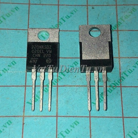 P20NK50Z STP20NK50Z TO220 N Mosfet 20A 500V; Mã: P20NK50Z; Kiểu chân: 3 chân cắm TO-220; Xuất xứ: Hàng mới; Thương hiệu: ST