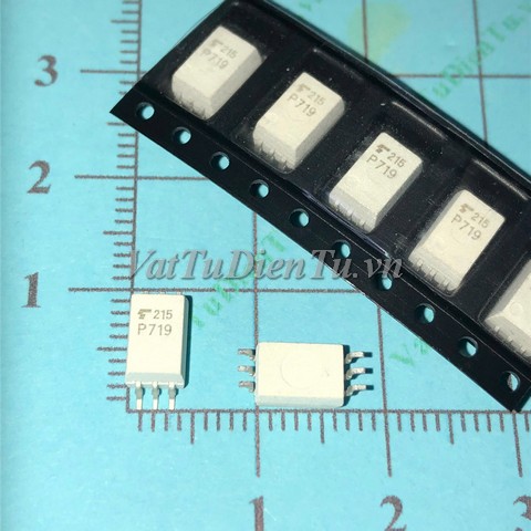 TLP719 P719 SOP6 Photo coupler; Mã: P719; Kiểu chân: dán 6 chân SOP-6; Xuất xứ :Hàng mới; Thương hiệu: Fairchild