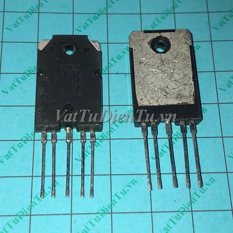 SAP16NO SAP16NY TO3P NPN Transistor 15A 160V Sanken (HTM); Mã: SAP16NO; Xuất xứ: Hàng tháo máy; Cặp: SAP16PO SAP16NO; Kiểu chân: TO-3P