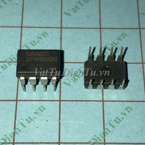 SG6848DZ1 SG6848DZ DIP8 IC Nguồn; Mã: SG6848DZ1; Kiểu chân: cắm DIP-8; Xuất xứ: Hàng mới