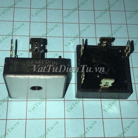 SKD35/16 Module Cầu chỉnh lưu 35A 1600V; Mã: SKD35/16; Xuất xứ: Hàng mới; Thương hiệu: SEMIKRON