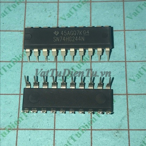 SN74HC244N 74HC244 DIP20 IC Driver Octal buffer/line driver, 3-state; Mã: SN74HC244N; Kiểu chân: 20 chân cắm DIP-20; Thương hiệu: TI; Hàng tương đương: HCT244A TC74VHCT244A 74HC244P 74HC244 SN74LVC244A