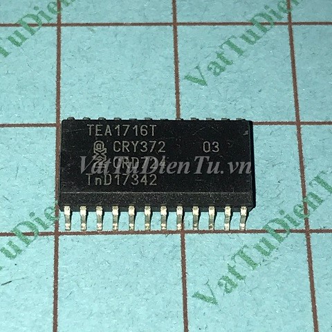 TEA1716T SOP24 IC nguồn, Resonant power supply control IC with PFC; Mã: TEA1716T; Kiểu chân: 24 chân dán SOP-24